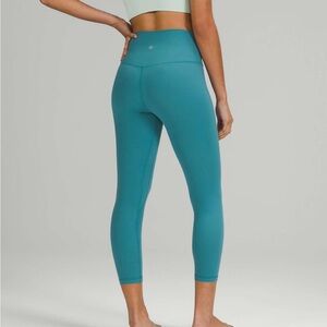 Lululemon Capture Blue HR Align Crop Leggings 6 *HTF Color*